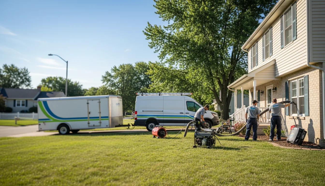 Flooded Basement Restoration And Cleanup With Repair in Center, ND near me